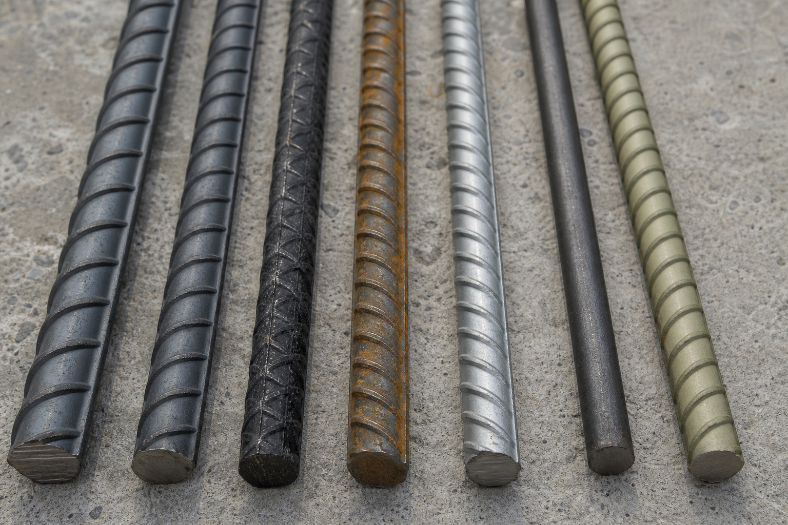Compare common product options and their tradeoffs — reinforcement products for infrastructure