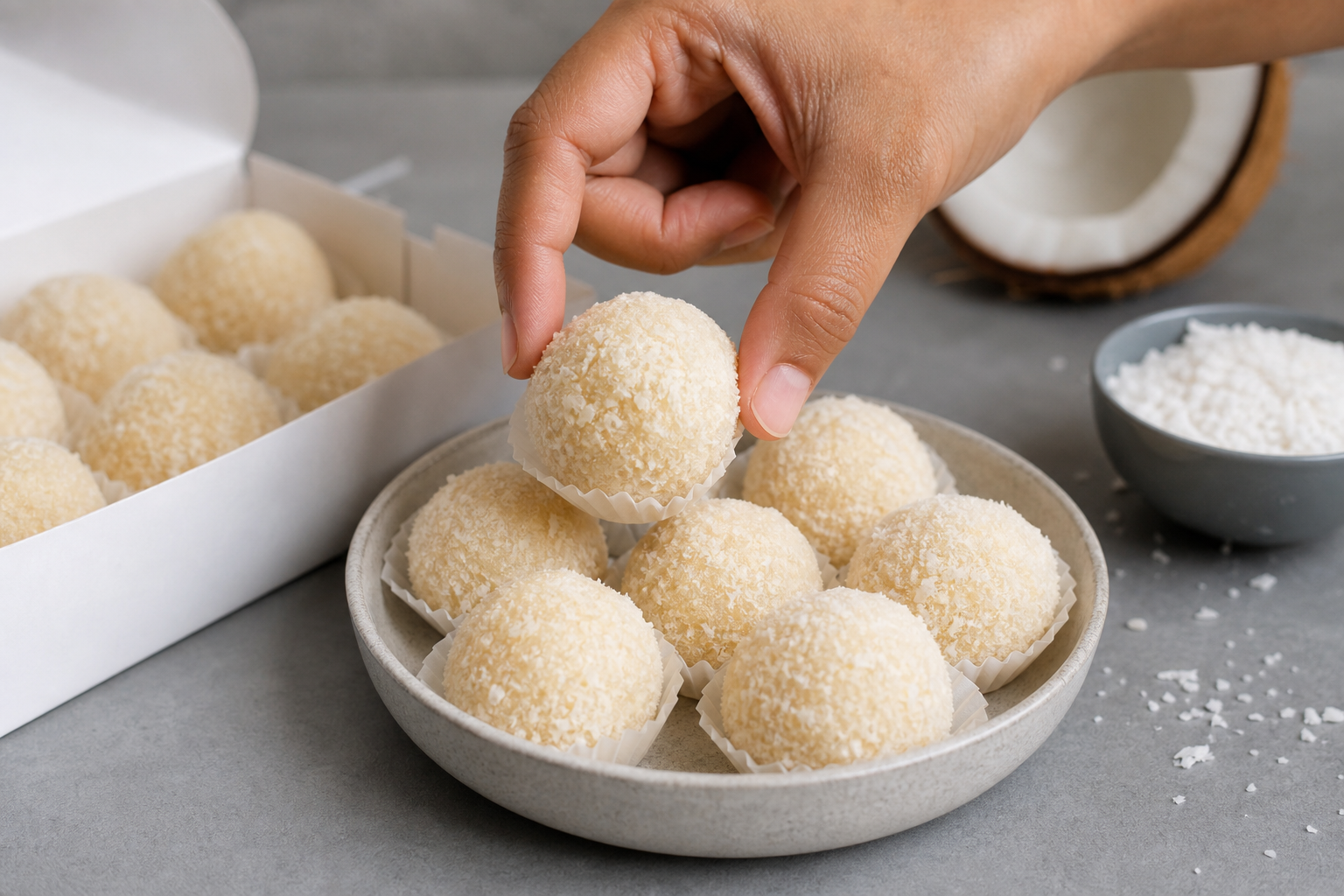 Checklist to judge store-bought Coconut Laddoo — Coconut Laddoo