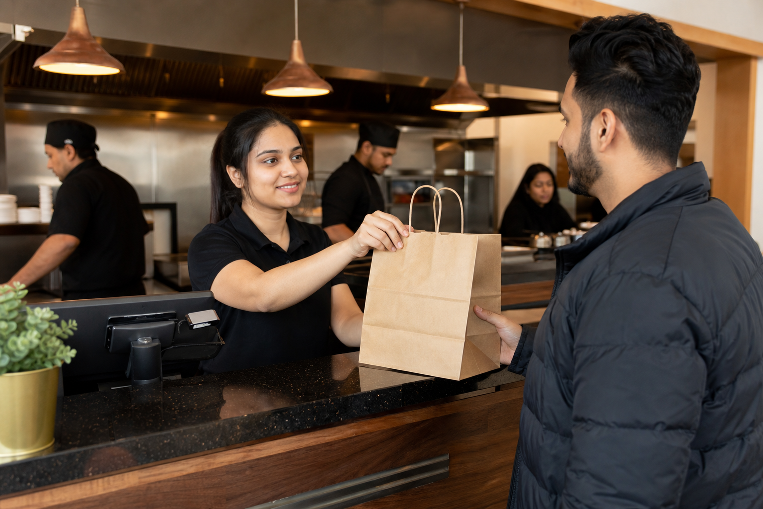 Expected wait times and pickup reliability — Indian takeout Edmonton