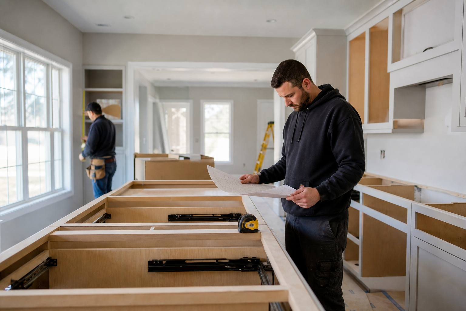 Custom closets and kitchen cabinets: What to decide before you request a quote 3 Timing, lead times and the renovation workflow — custom closets and kitchen cabinets