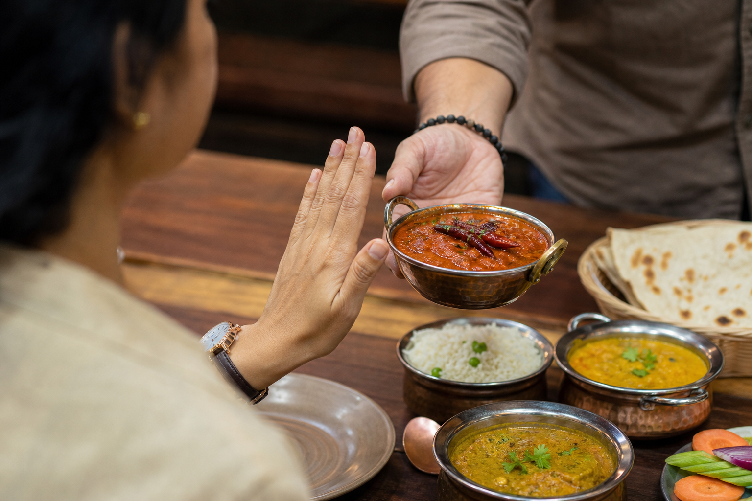 Match spice level and dietary needs up front — combo meal planning