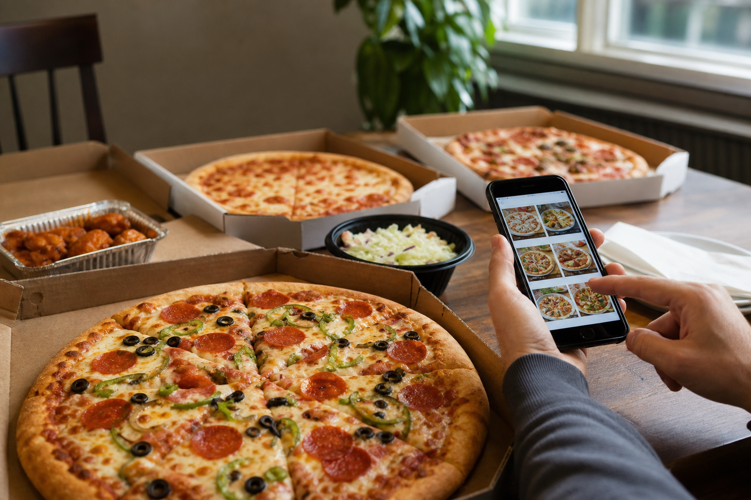 How do I compare pizza deals Kemptville before I order?