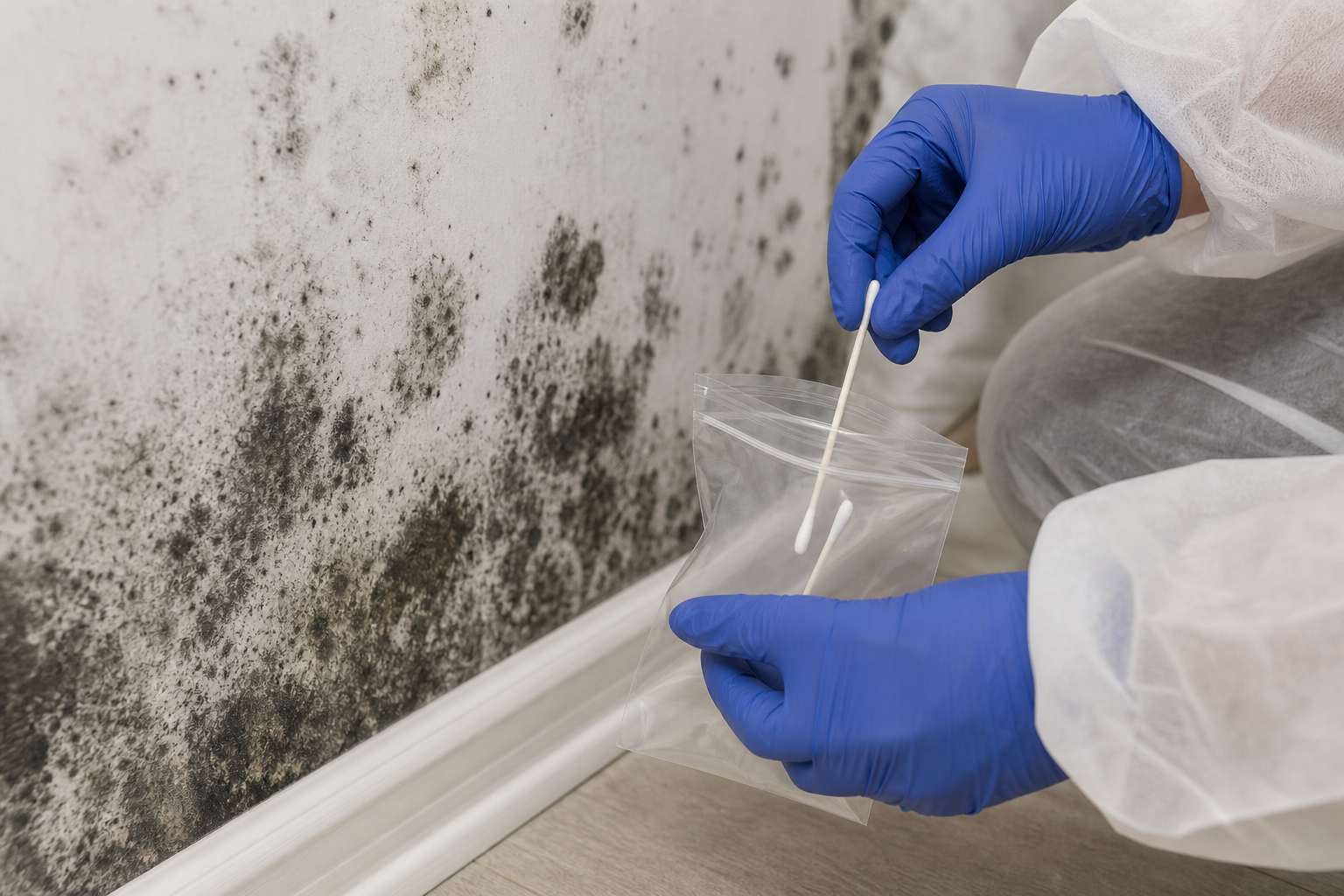 Main sampling methods and how each is collected — mold testing methods