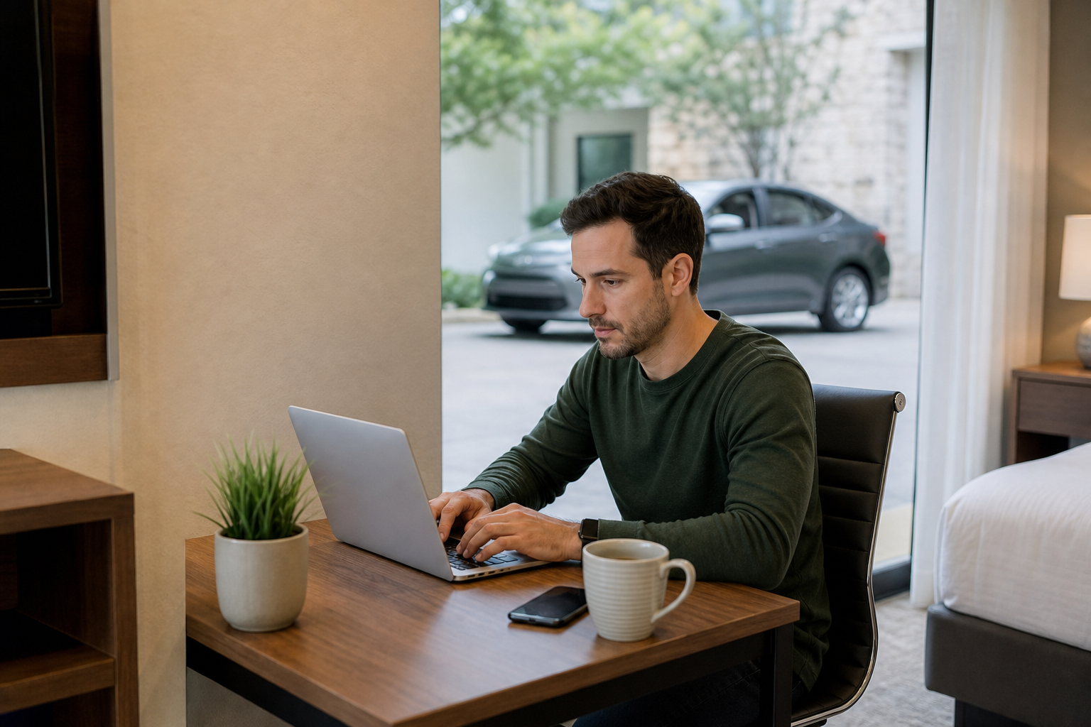 Internet, workspace, parking, and transport checks — how to choose an extended stay hotel