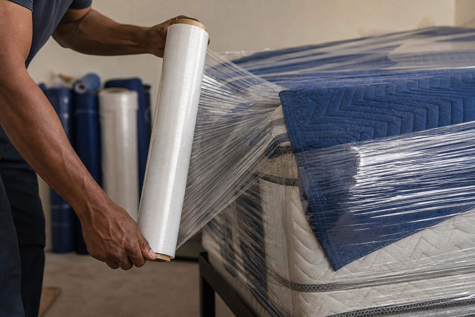 Types of protective wrapping movers use and fit considerations — protective mattress wrapping