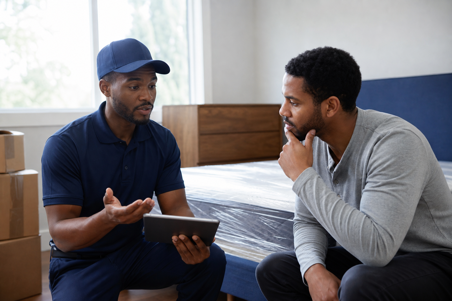 Exact questions to ask your mover before you book protective mattress wrapping — protective mattress wrapping