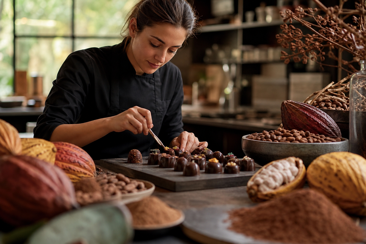 What elements belong in The Chocolate Room Canada brand story?