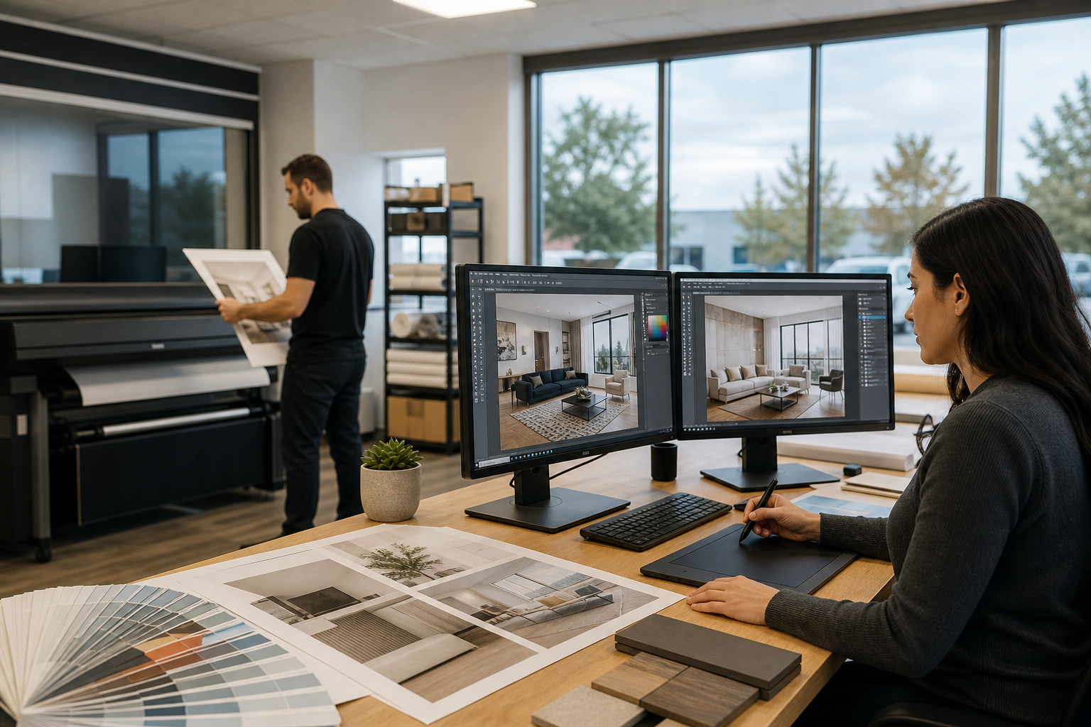Same-day pickup, local delivery and in-house design: Mississauga notes — real estate marketing packages