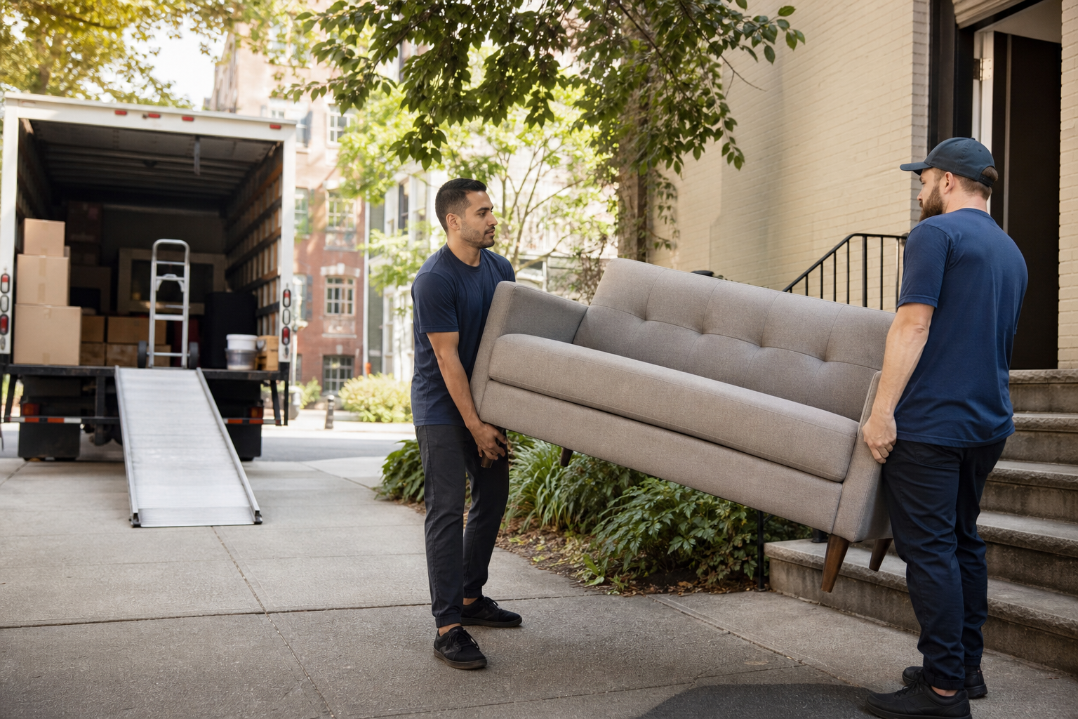 Safety stop points: what you should not attempt and when to hire extra crew or equipment — how to prepare furniture for movers