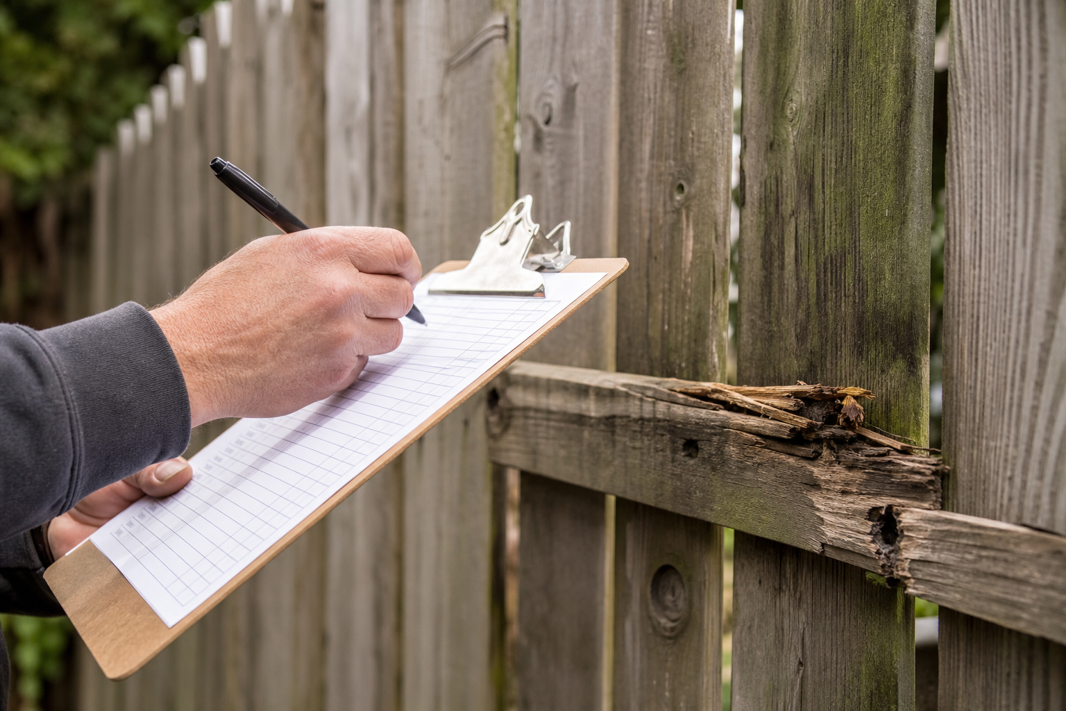 Decide repair or replacement: a practical matrix — wooden fence repair