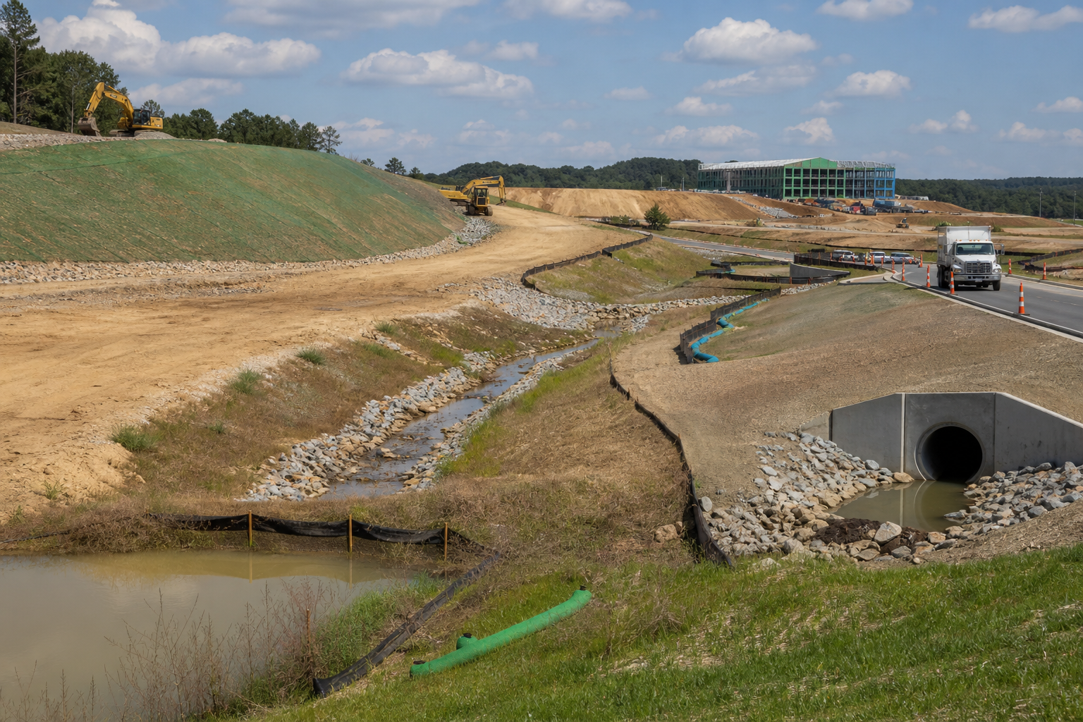 How erosion control ties to grading, stormwater systems, and virtual deliverables — erosion control methods