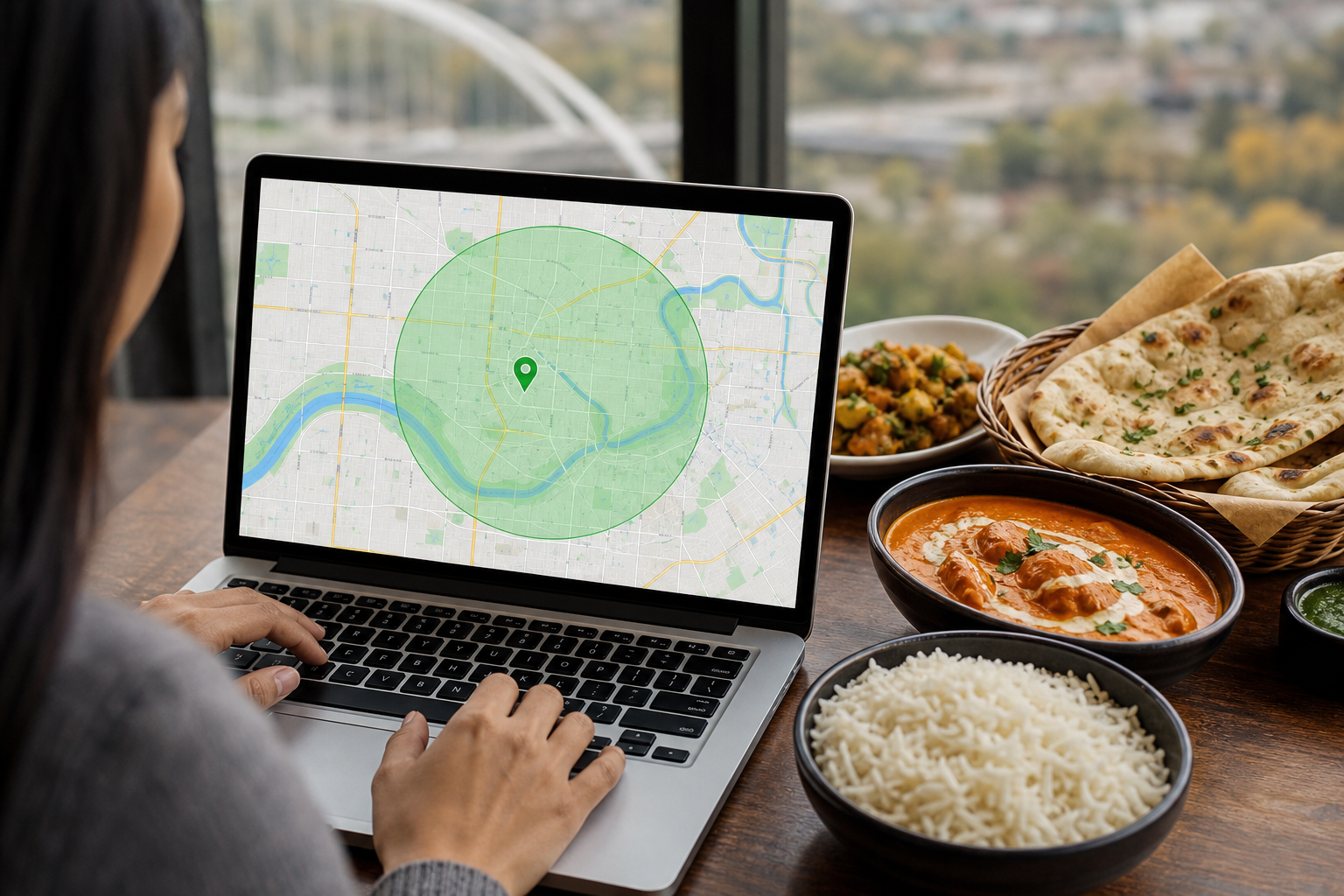 How do I check Indian delivery Edmonton coverage for my address?