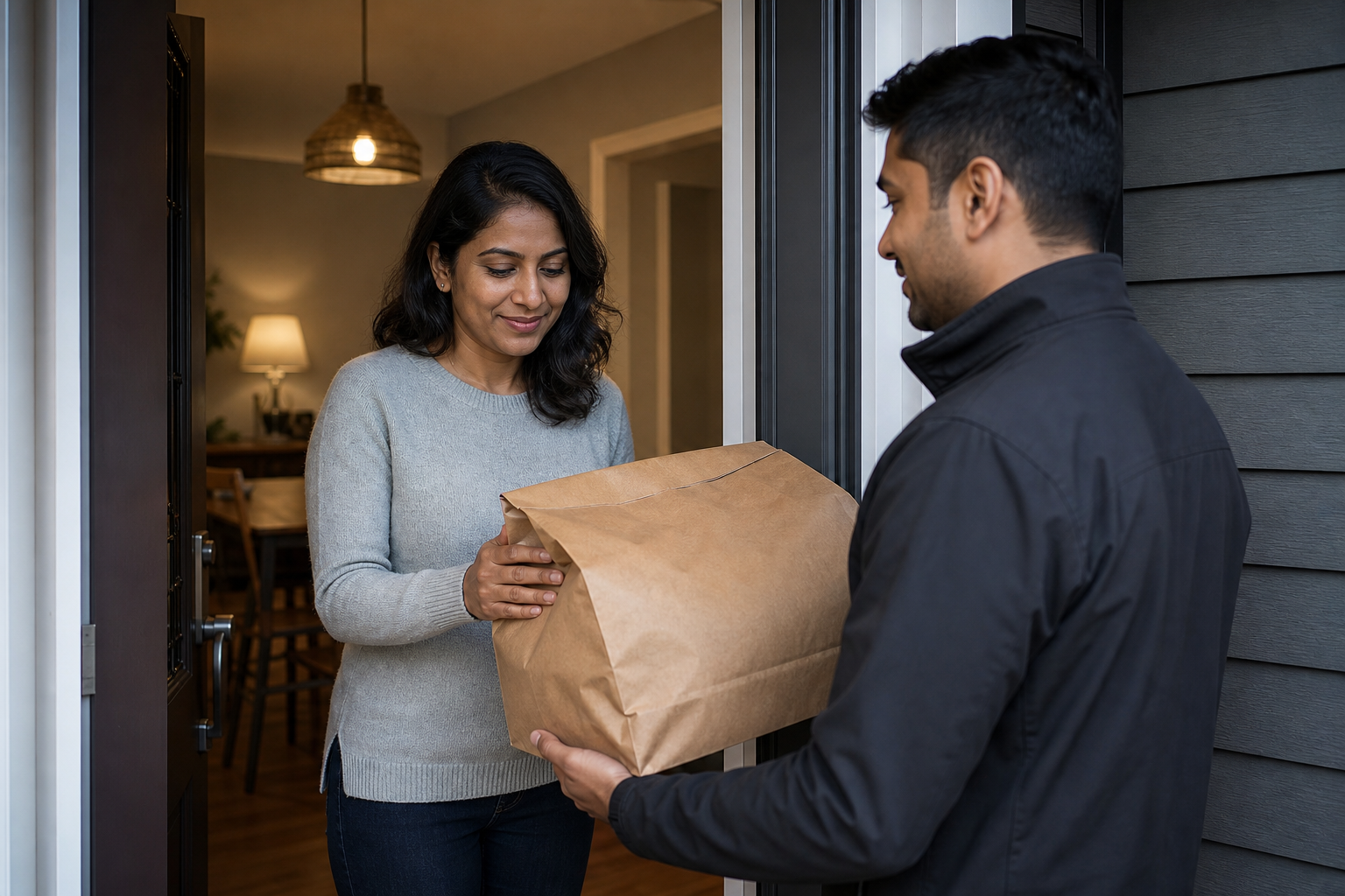 Step 6: Inspect delivery on arrival and accept orders safely — Indian delivery Edmonton