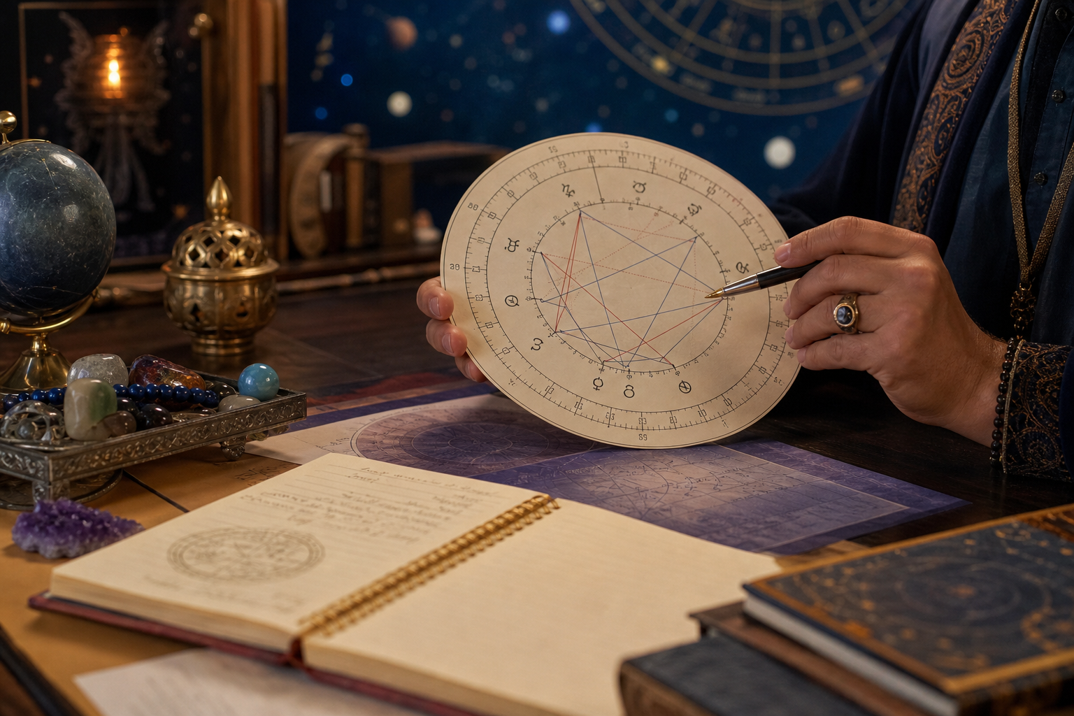 Checklist for booking a horoscope reading chart interpretation