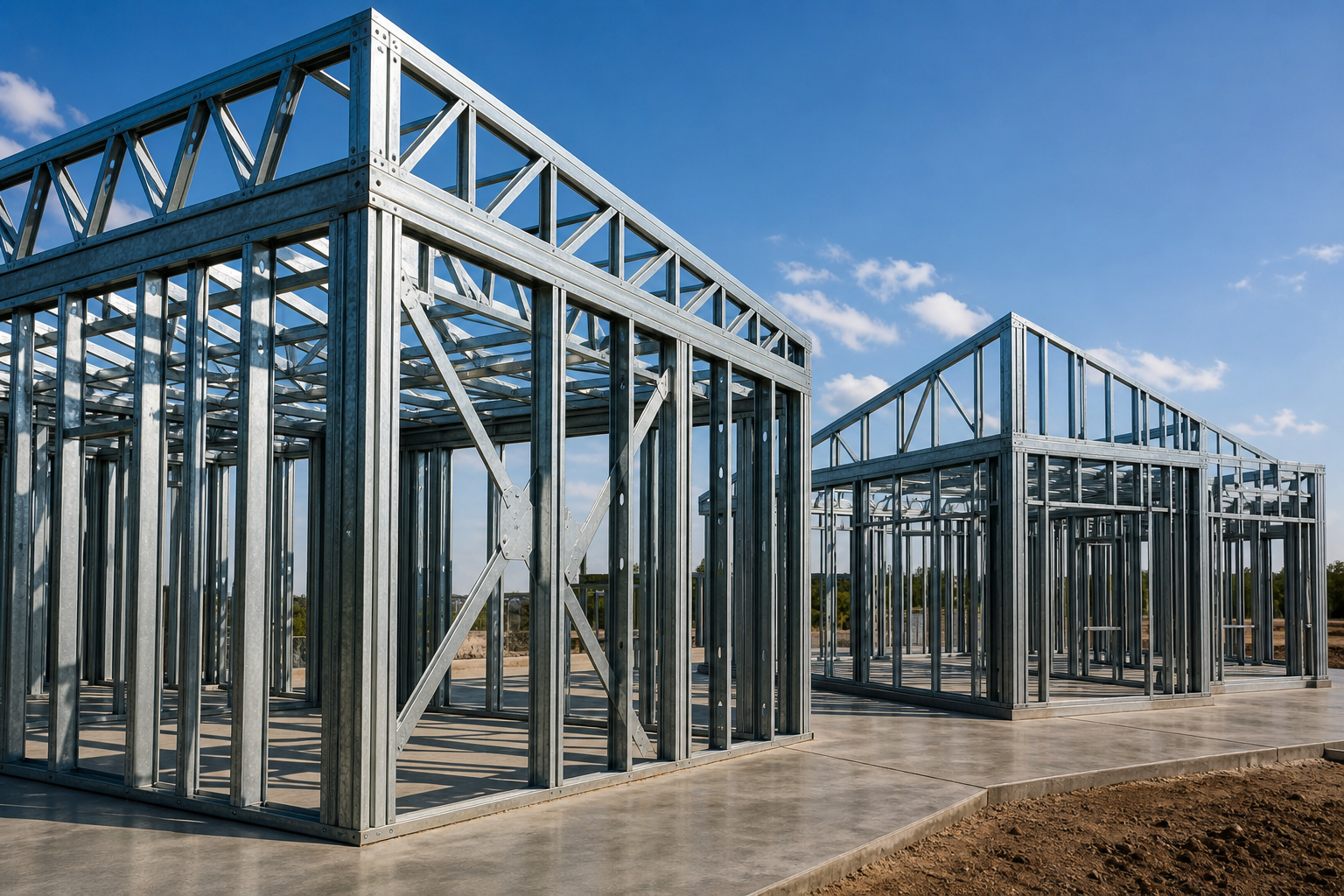 Load-bearing vs non-load-bearing light gauge steel framing systems