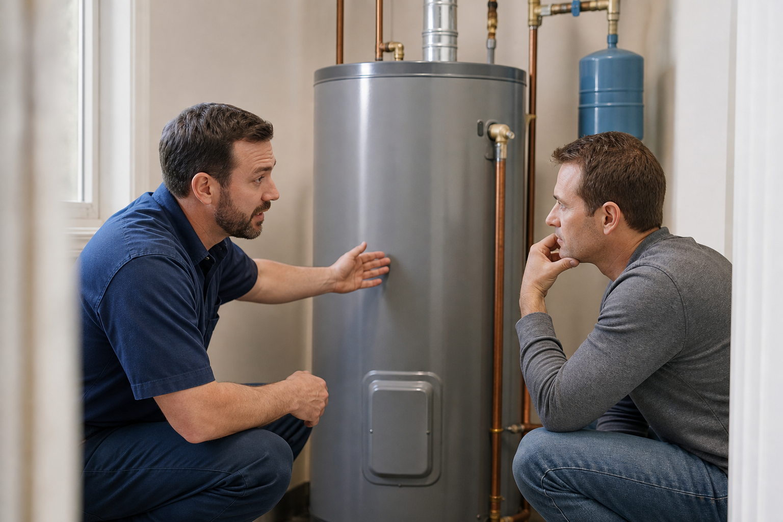 Water heater second opinion vs installer recommendation
