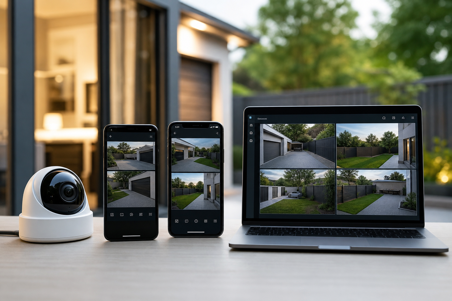 Camera app setup for Android, iPhone and Windows
