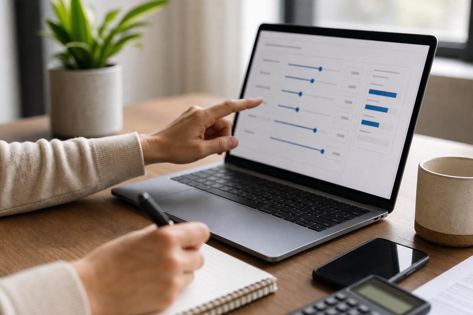 Step-by-step: run scenarios with Malika Homes' mortgage calculator — Mortgage affordability calculator