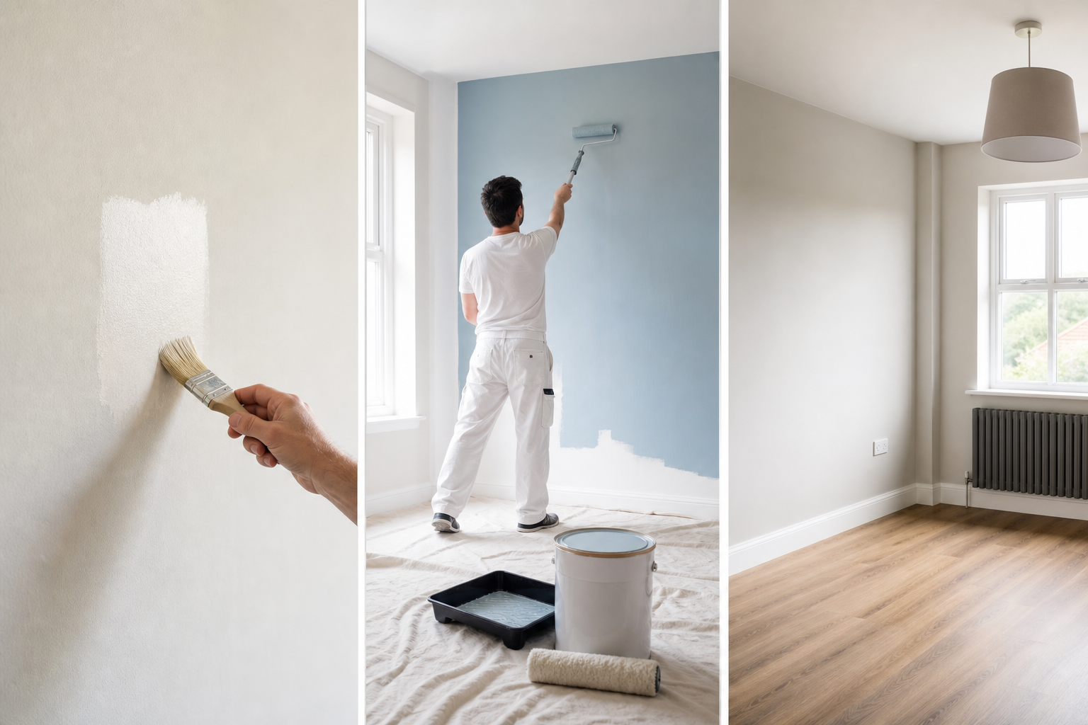 Interior painting for rentals compared: DIY, spot repairs and full repaints
