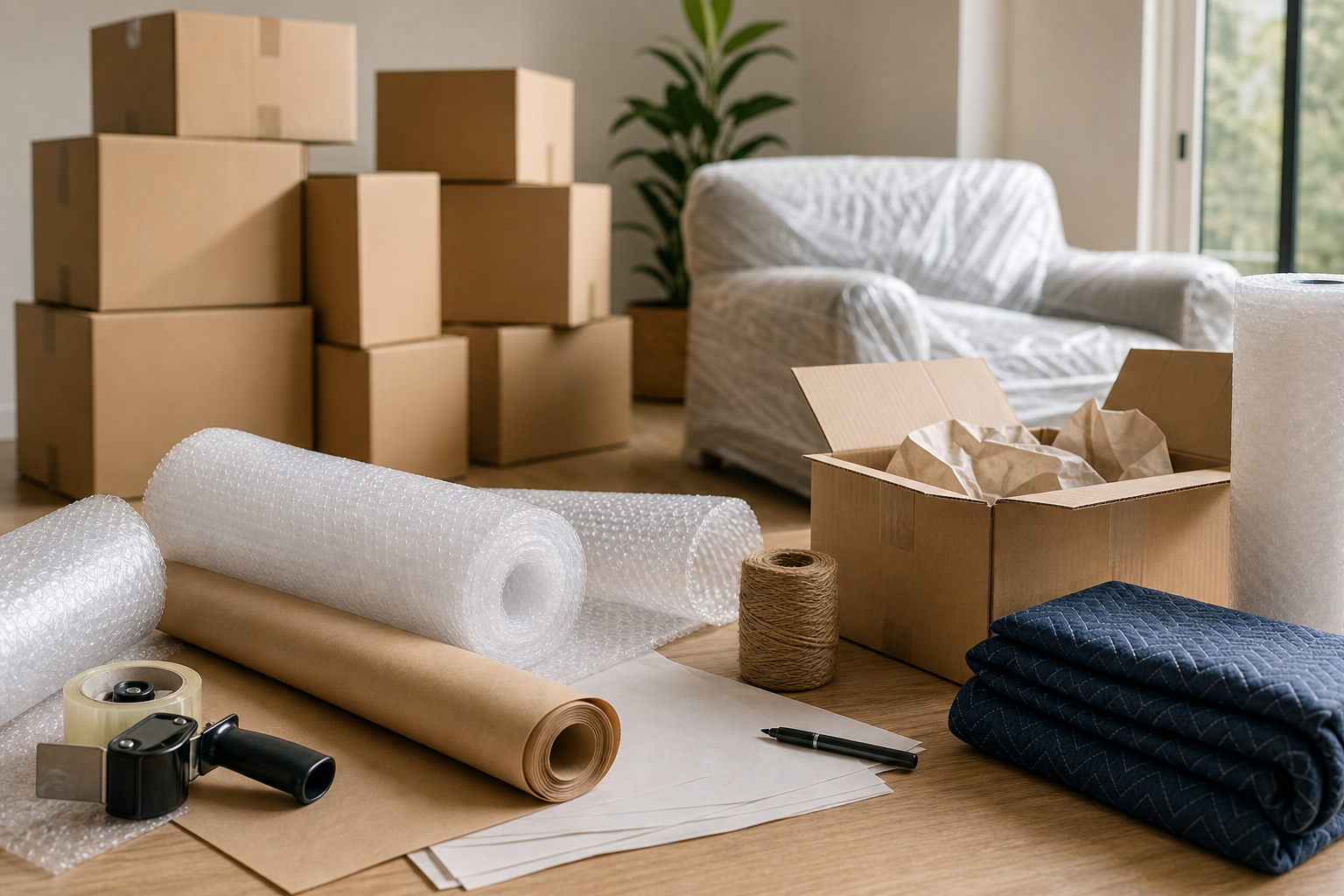 Questions to ask before choosing moving supplies for wrapping