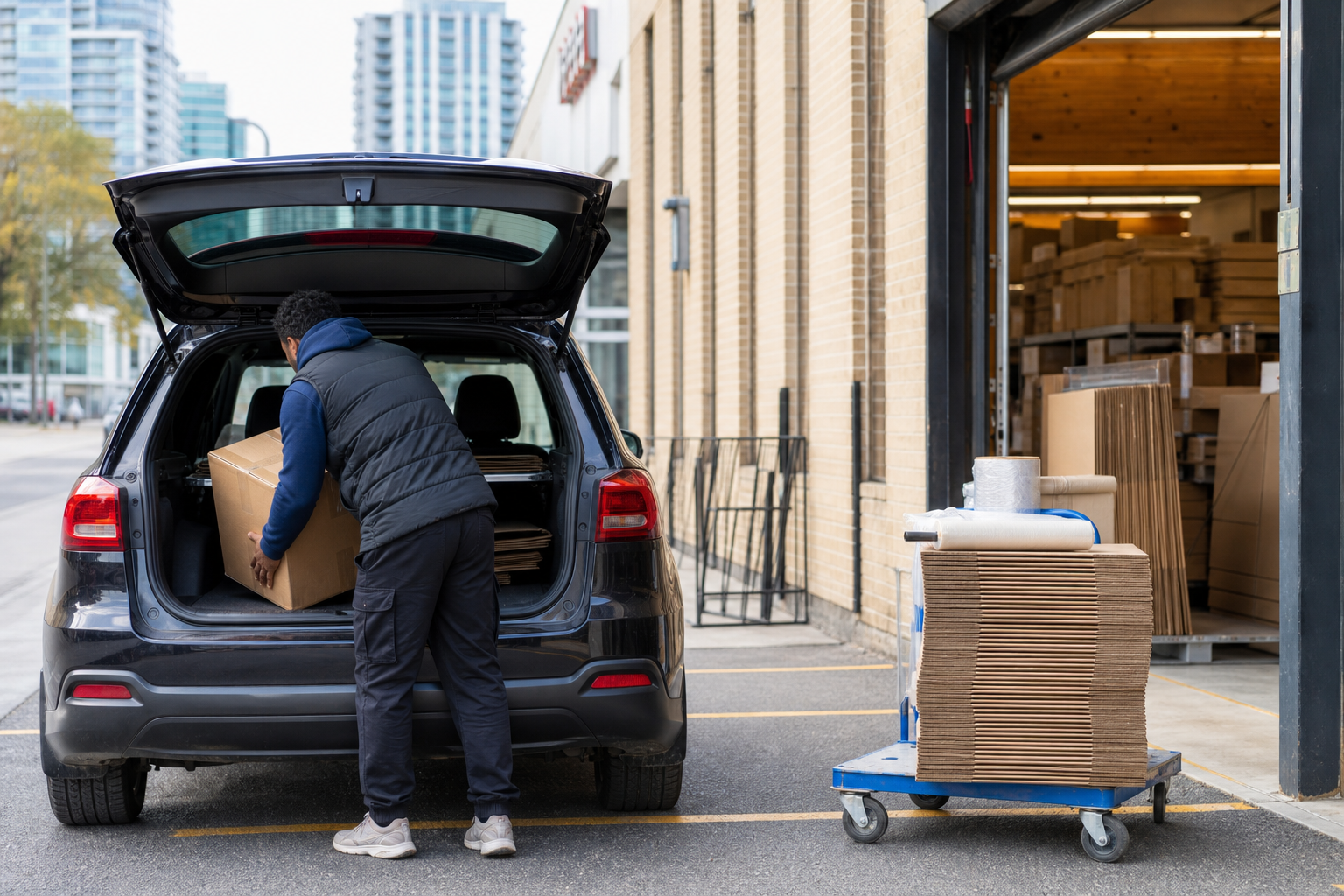 Where to buy or rent supplies in the GTA and what to expect for same-day needs — moving supplies for wrapping