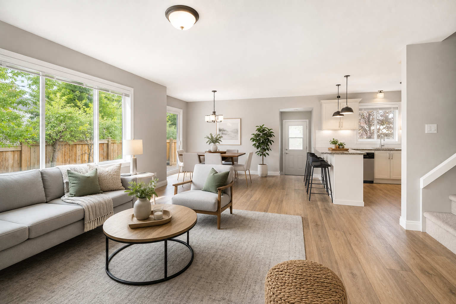 6. Improve lighting, neutral finishes and quick repairs that show up in photos — selling a home staging tips