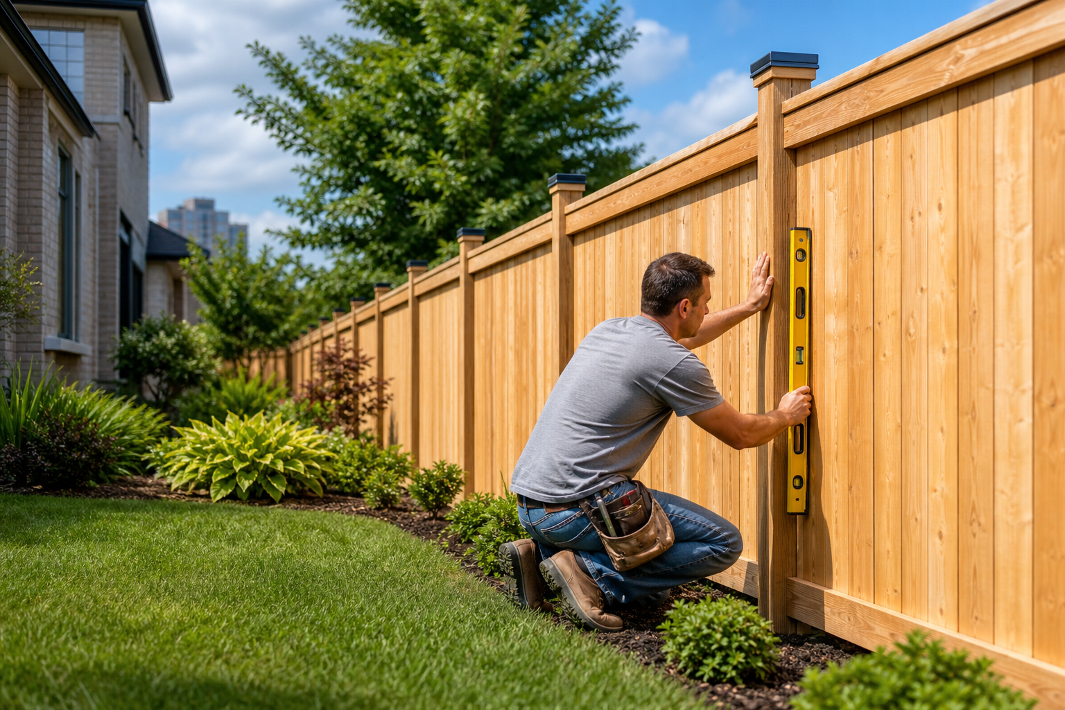 New wood fence installation checklist for Mississauga homeowners