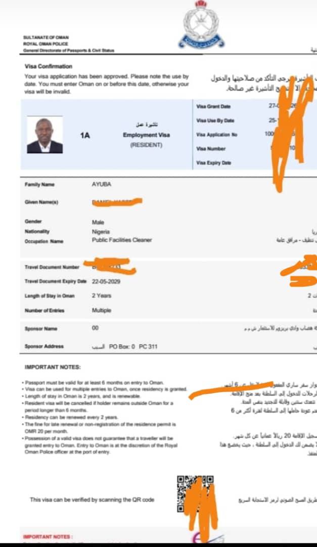 Visa Stamped