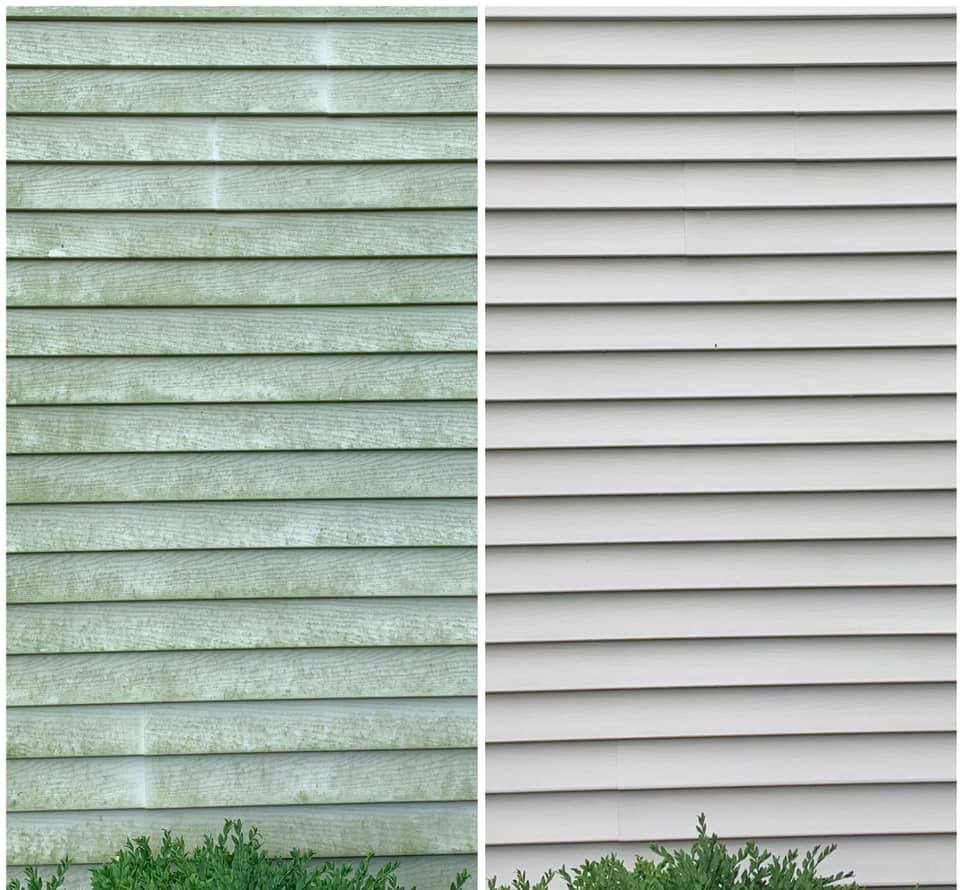House Washing Before and After