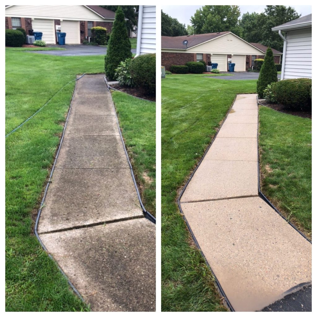 Stunning before and after comparison showing the transformative power of professional exterior cleaning