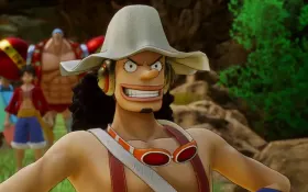 Usopp in his iconic smile