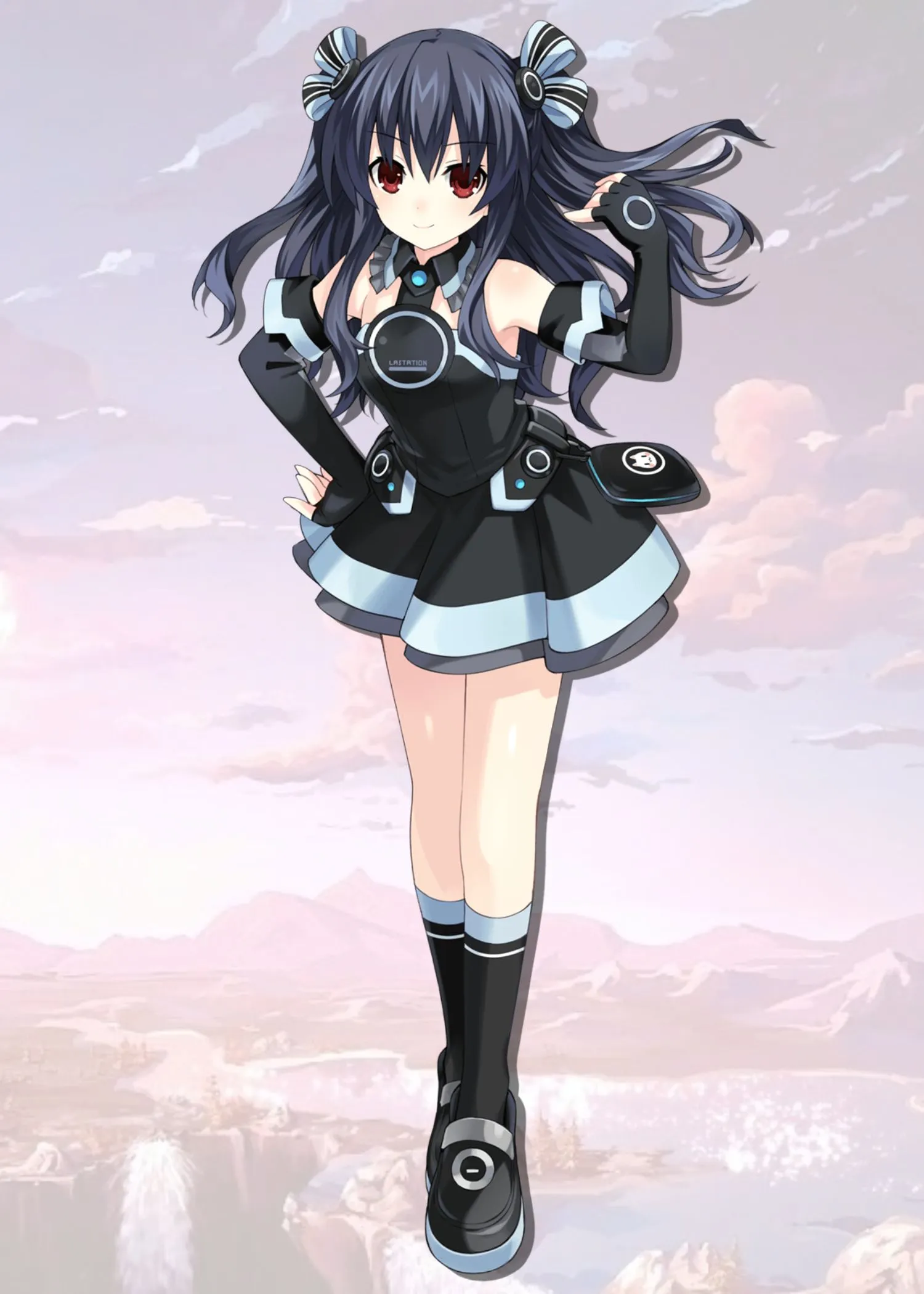 Uni Black Sister in normal dress