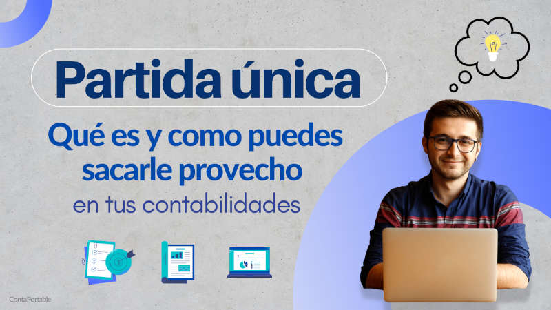 Partida única en software ContaPortable