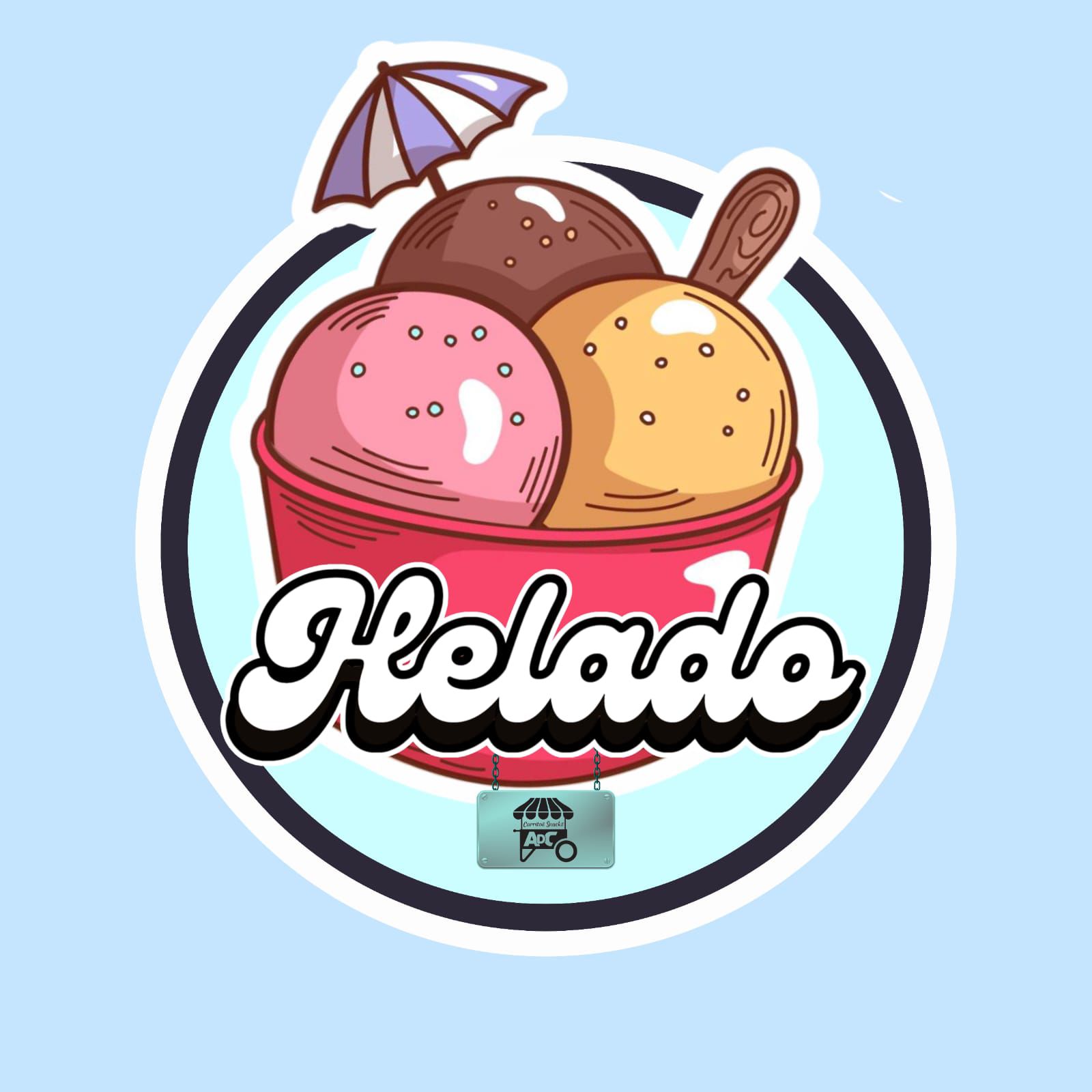 Helado en vasito