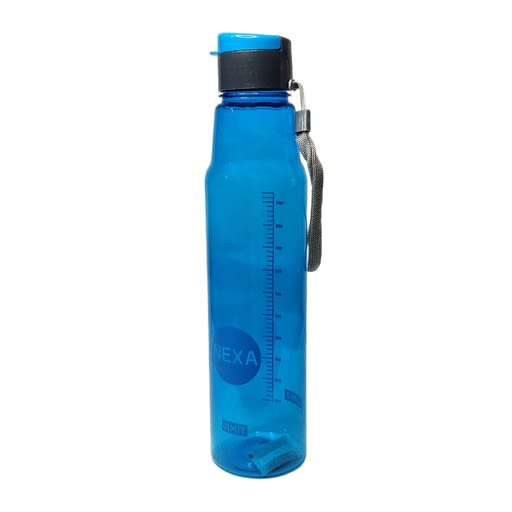 NEXA BPA-Free Plastic Water Bottle with Scale 1L | Blue