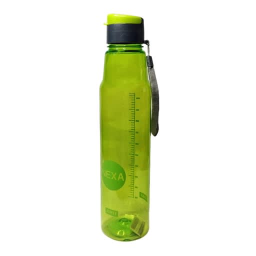 NEXA BPA-Free Plastic Water Bottle with Scale 1L | Green