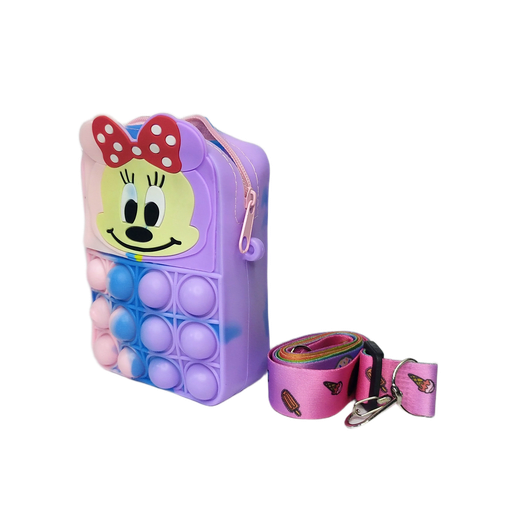 Pop-It Cartoon Stress-Relief Silicone Mini Pouch