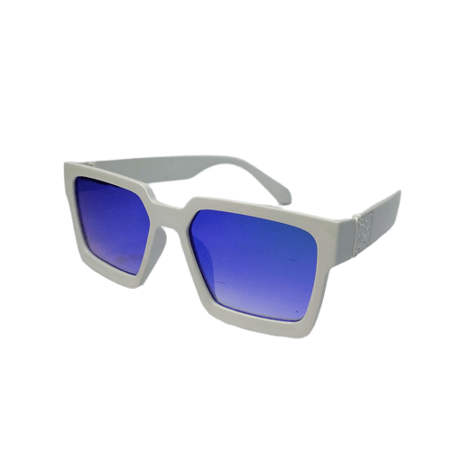 Retro Square Bold Frame Sunglasses Gradient Lens Fashion Shades