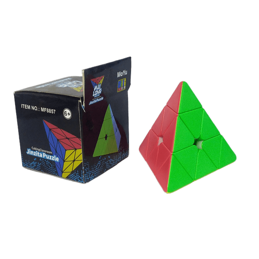 MoYu Pyraminx Speed Cube Stickerless Triangle Puzzle with Smooth Turning