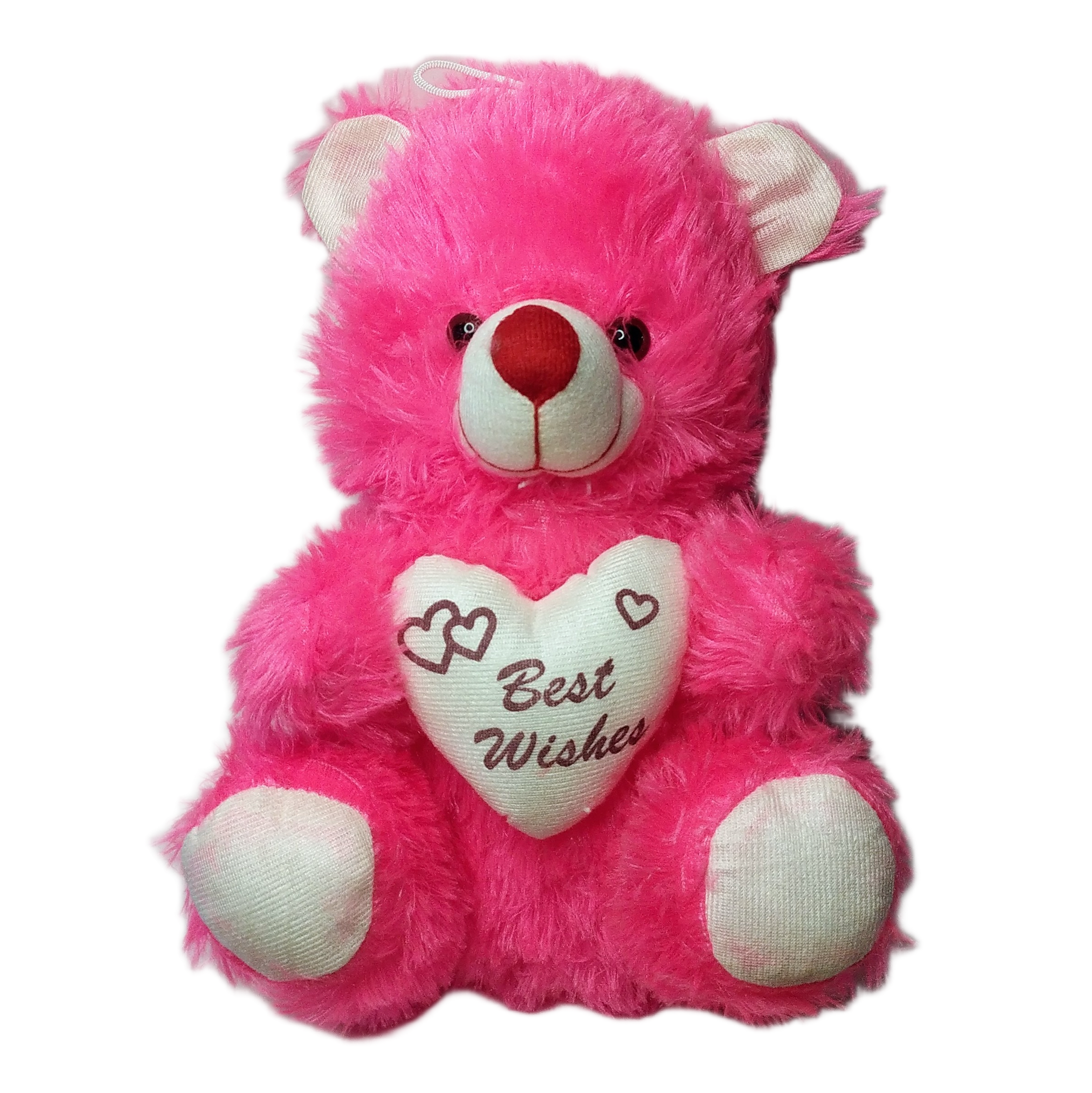 Best Wishes Heart Teddy Bear Super Soft Pink & Purple Love Plush Toy | Pink