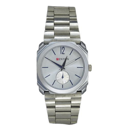 Luxury Men’s Watch Silver Stainless Steel Minimalist Designer Wristwatch