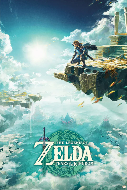 Zelda Tears of Kingdom video game poster