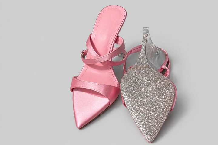 Pink Transparent Wedge — Stellar Heels