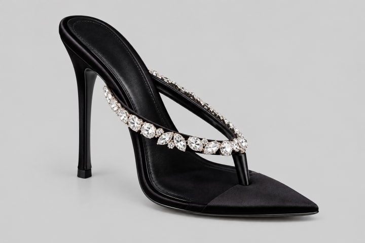 Black Crystal Heel alternate view — Stellar Heels