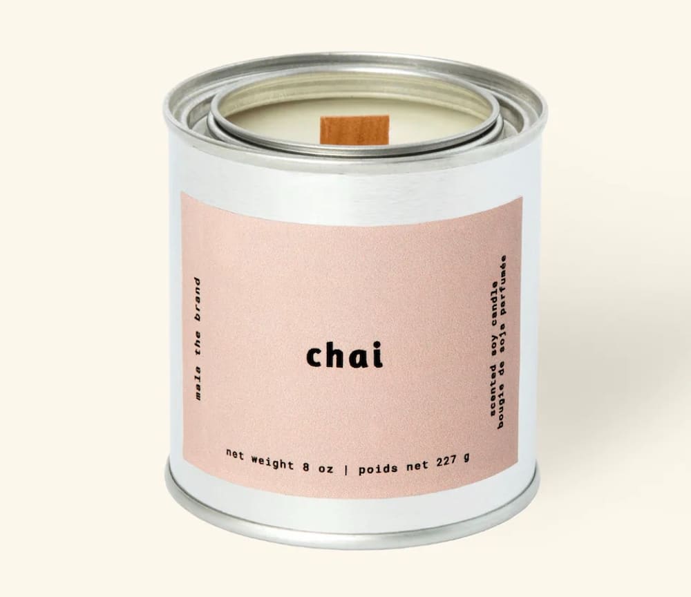 Bougie chai de Mala The Brand