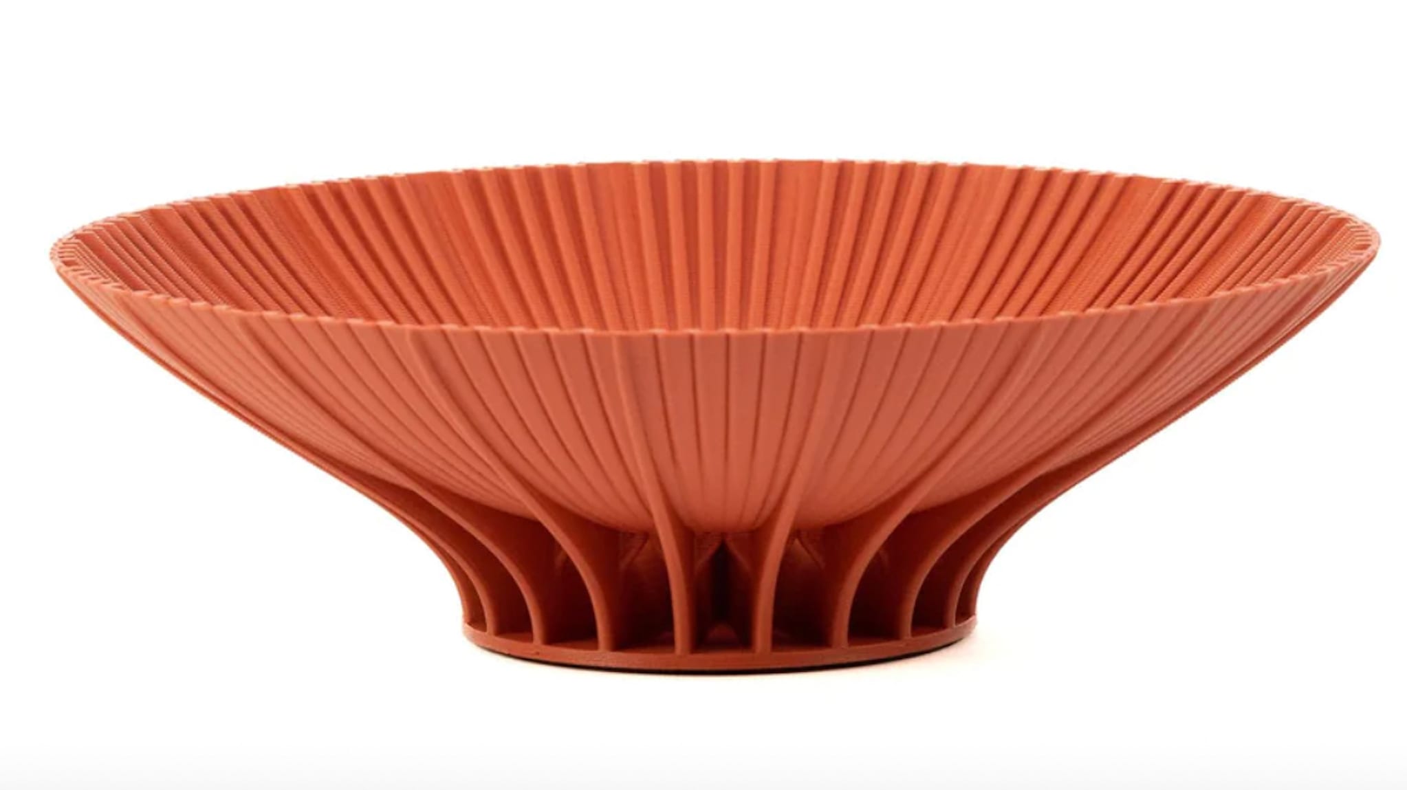 Bol à fruits en plastique orange