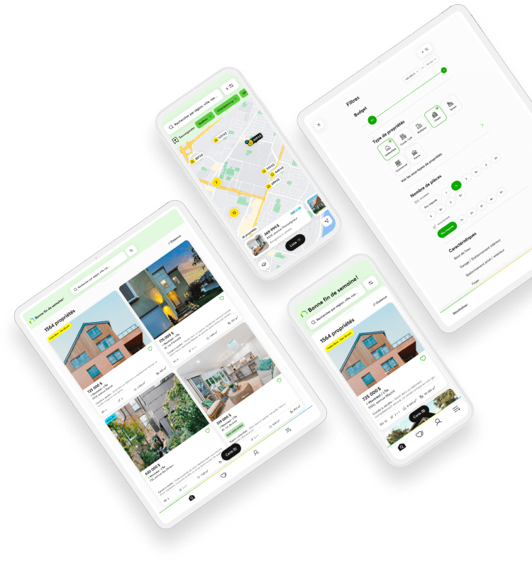 Mockup app DuProprio
