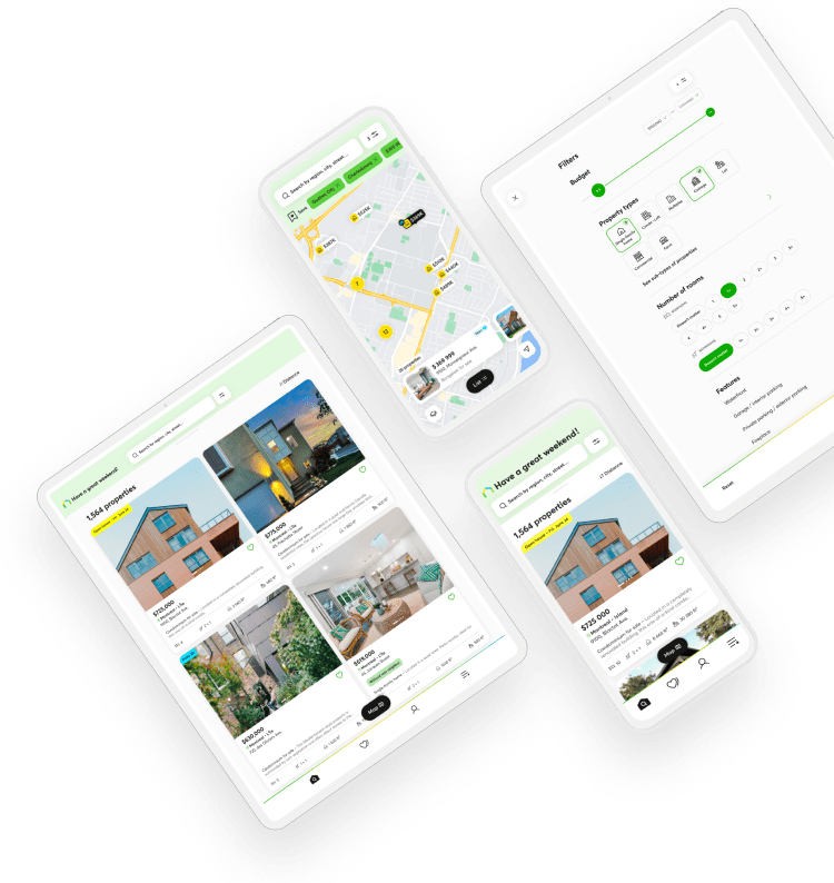 Mockup app DuProprio
