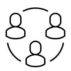 Logo de la catégorie réseau de partenaires dévouées chez Confia