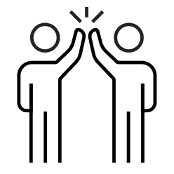 Logo de la catégorie jumelage personnalisé chez Confia